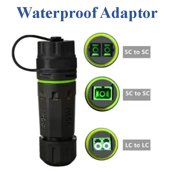SPAD-XCF-XCF-A-HDS-PSW IP68 Waterproof Fiber Optic Adaptor