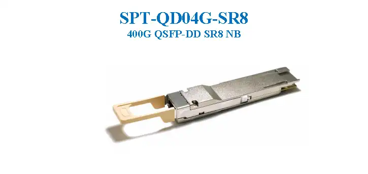 SPT-QD04G-SR8 QSFP-DD 400G-SR8 Optical Transceiver