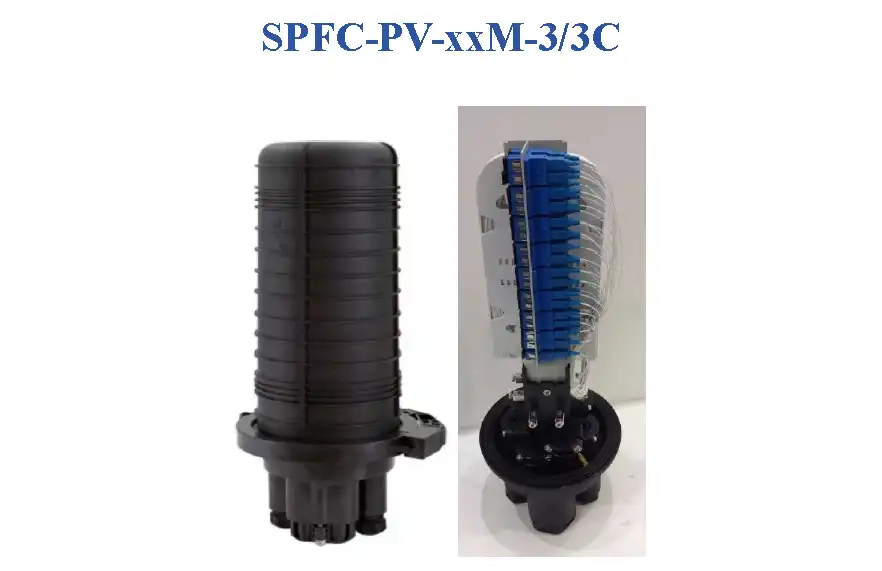 SPFC-PV-xxxM-3-3C Fiber Optic Splice Closure