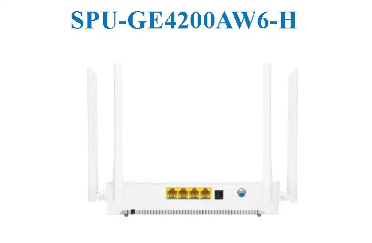 SPU-GE4200AW6-H XPON ONU Wifi 6 4GE+CATV+Dual-Band WIFI