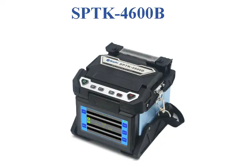 SPTK-4600B Optical Fiber Fusion Splicer — Six-Motor Core Alignment for Backbone Networks