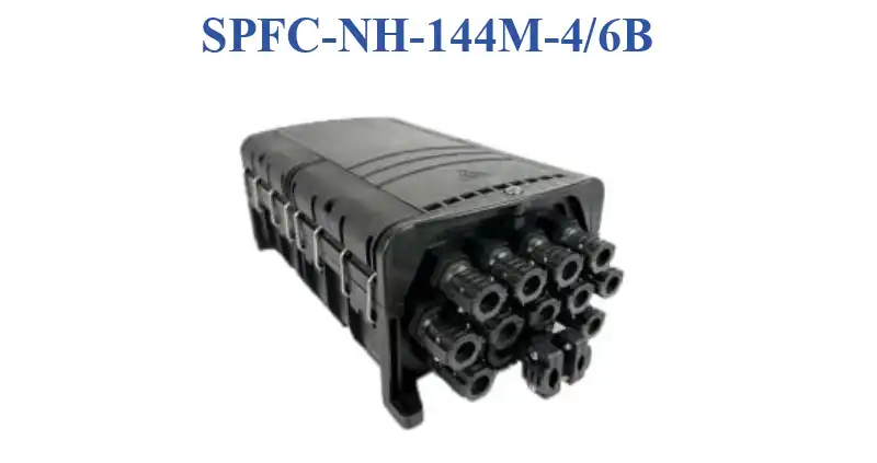 SPFC-NH-144M-4/6B Horizontal Pre-Connected Fiber Closure Product Guide - S-Opto