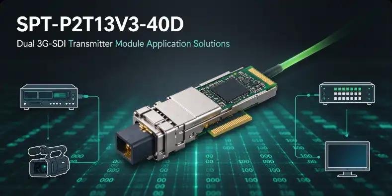 SPT-P2T13V3-40D Dual 3G-SDI Transmitter Module Application Solutions